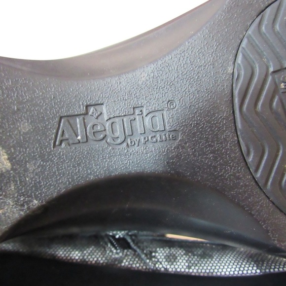 Alegria Eliza Elegance Ankle Boots 40 Black Floral Leather Velvet Laces Witchy - Picture 9 of 10